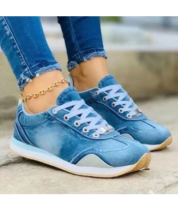 Scarpe ortopediche comfort in denim votre restaurant rapide dans 