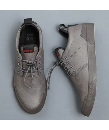 Scarpe casual in pelle con lacci da uomo - Turbon pas cher 