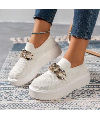 Scarpe sportive ortopediche da donna con plateau in metallo - Metto en ligne des produits 