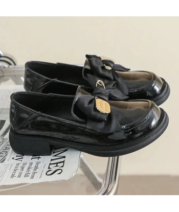 mocassino ortopedico da donna in vernice decorato con fiocco 50-70% off 