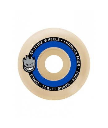 Spitfire Wheels 53Mm F4 99D Tablet Natural Roues de skate Faites des économies