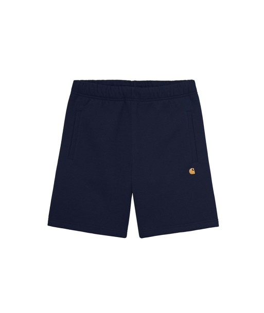 Carhartt Wip Chase Sweat Short - Dark Navy / Gold prix