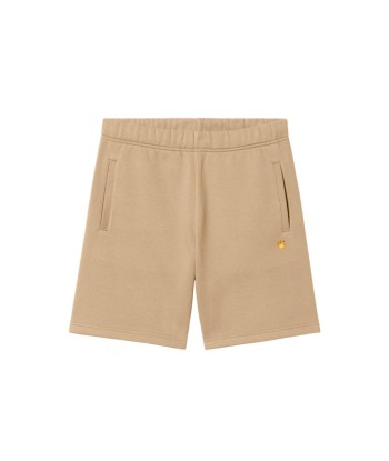 Carhartt Wip Chase Sweat Short - Wax / Gold Pour