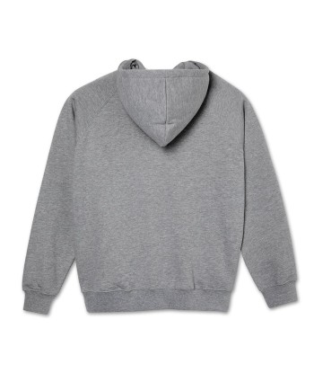 Polar Devil Man Zip Hoodie Sweat A Capuche - Heather Grey la colonne vertébrale