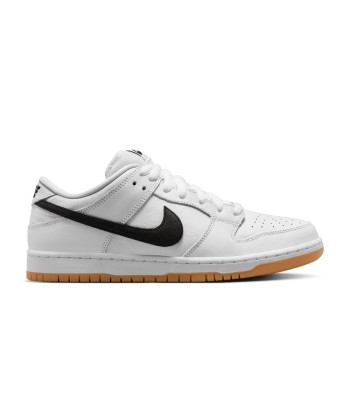 Nike SB Dunk Low Pro White / Black-White-Gum Light Brown français