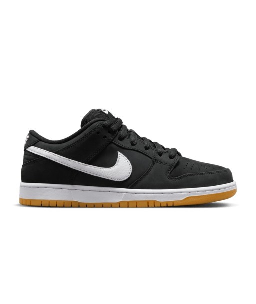 Nike SB Dunk Low Pro Black / White - Black - Gum Light Brown de pas cher