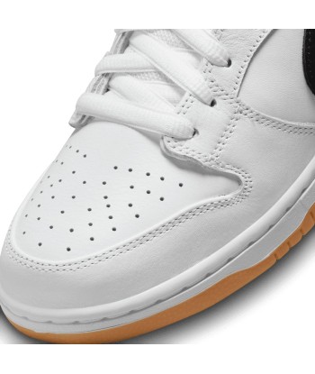 Nike SB Dunk Low Pro White / Black-White-Gum Light Brown français