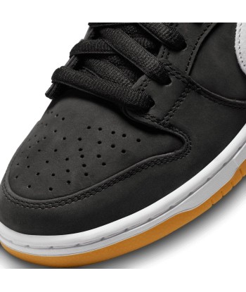 Nike SB Dunk Low Pro Black / White - Black - Gum Light Brown de pas cher