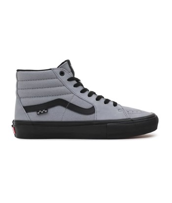 Vans Skate Sk8-Hi Nubuck - Washed Blue / Black la livraison gratuite