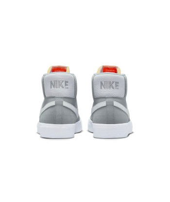 Nike SB Blazer Mid Iso - Wolf Grey / White / Wolf Grey rembourrage situé sous