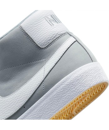 Nike SB Blazer Mid Iso - Wolf Grey / White / Wolf Grey rembourrage situé sous