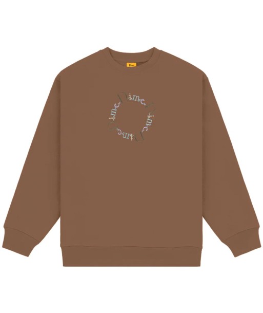 Dime Classic Bff Crewneck Sweatshirt - Brown la livraison gratuite