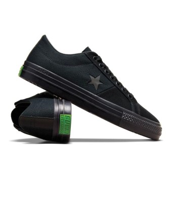 Converse Cons Sean Green Gx1000 One Star Pro Ox - Black / Black / Green une grave pollution 