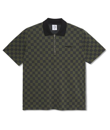 Polar Jacques Polo Shirt Polo Checkered Black Green acheter