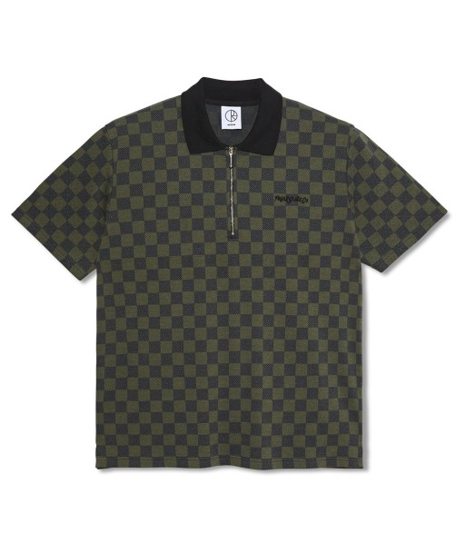 Polar Jacques Polo Shirt Polo Checkered Black Green acheter