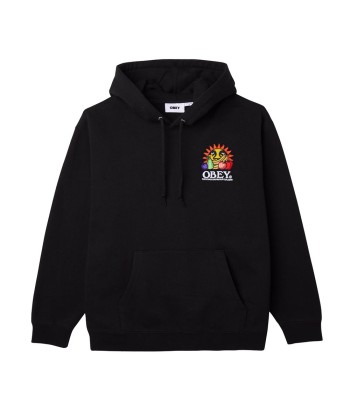 Obey Our Labor Hood Sweat A Capuche Black Véritable concentré