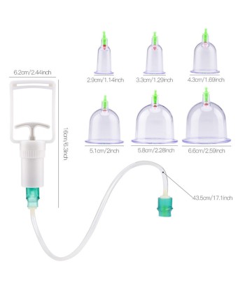 Juego de terapia CUPPING Tazas chinas Economisez 