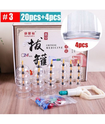 Juego de terapia CUPPING Tazas chinas Economisez 