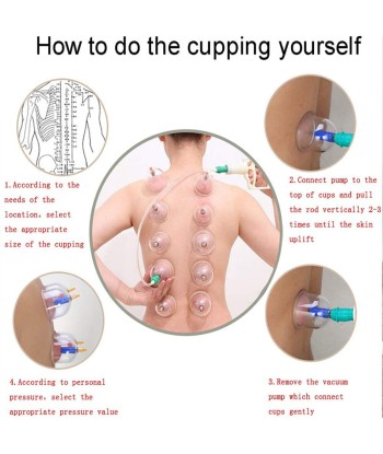 Juego de terapia CUPPING Tazas chinas Economisez 