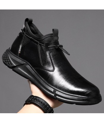 Zapatos de seguridad impermeables en piel negra para hombre - GOFF 2024