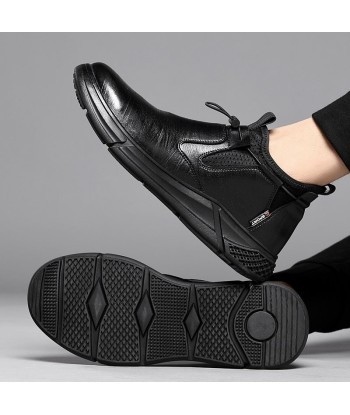 Zapatos de seguridad impermeables en piel negra para hombre - GOFF 2024