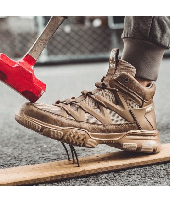 Zapatos de seguridad con punta de acero anti-rotura para hombres - Descubrimiento Les magasins à Paris