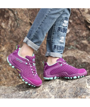 Zapatos ortopédicos de cuero para senderismo al aire libre para mujer - Tex basket pas cher