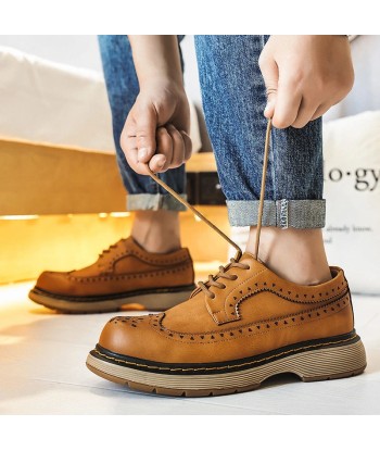 Zapatos de piel de lujo para hombre - Pietro brillant des détails fins