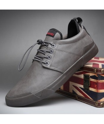 Zapatos casuales de cuero con cordones para hombre - Turbon des créatures d'habitude