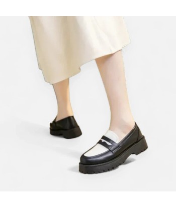 Mocasín ortopédico de mujer con cuña de serraje. store