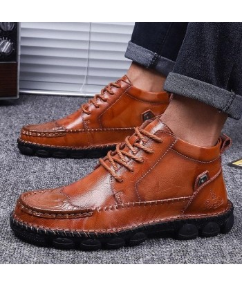 Julian - Zapatos ortopédicos para hombre en piel de moda Les magasins à Paris