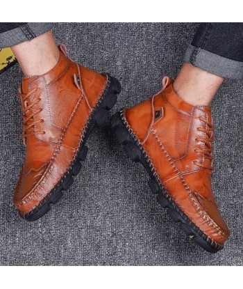 Julian - Zapatos ortopédicos para hombre en piel de moda Les magasins à Paris