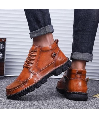 Julian - Zapatos ortopédicos para hombre en piel de moda Les magasins à Paris