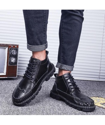 Julian - Zapatos ortopédicos para hombre en piel de moda Les magasins à Paris