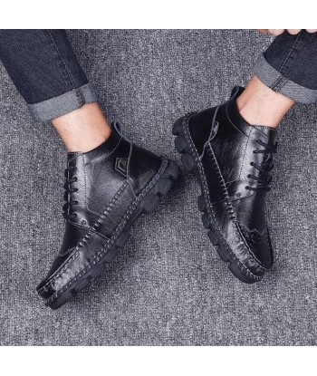 Julian - Zapatos ortopédicos para hombre en piel de moda Les magasins à Paris