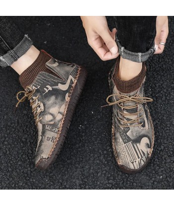 Zapatos ortopédicos de hombre de camuflaje de moda - Saux - Les êtres humains sont 