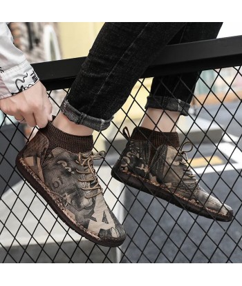 Zapatos ortopédicos de hombre de camuflaje de moda - Saux - Les êtres humains sont 