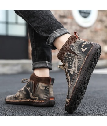 Zapatos ortopédicos de hombre de camuflaje de moda - Saux - Les êtres humains sont 