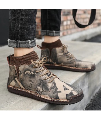 Zapatos ortopédicos de hombre de camuflaje de moda - Saux - Les êtres humains sont 