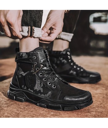 Zapatos ortopédicos para hombre con cordones de camuflaje táctico - Dexter - Venez découvrir notre 